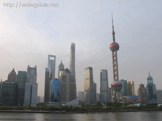 フォーレンダムから見た上海・浦東新区