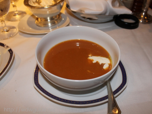 フォーレンダムのディナーで食べたスープ