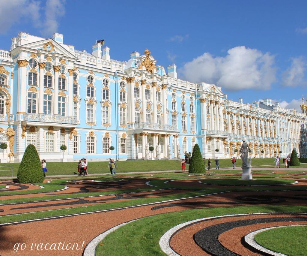 ロシア・サンクトペテルブルクのエカテリーナ宮殿
