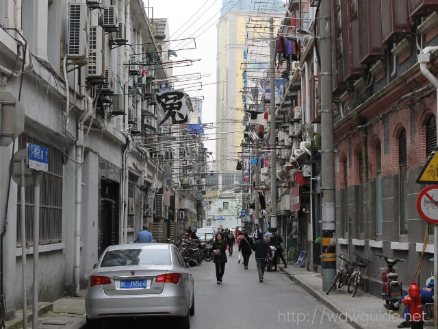 上海の裏道
