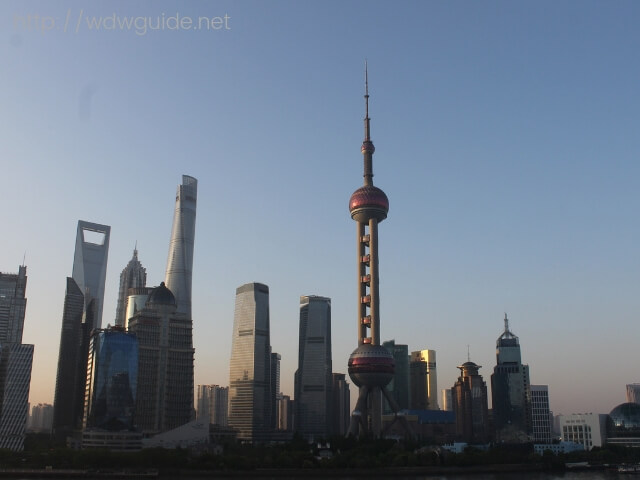 フォーレンダムから見た上海・浦東新区