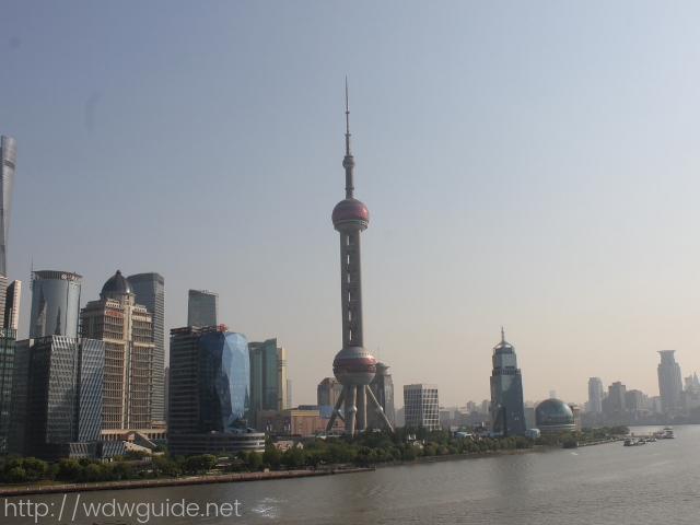 フォーレンダムから見た上海の浦東新区
