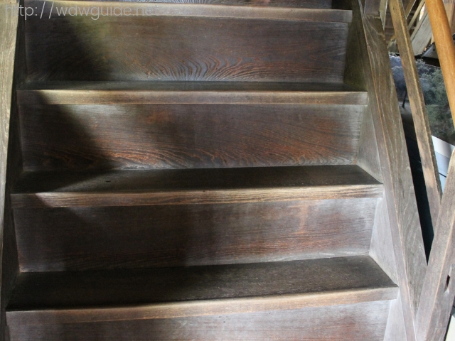 高知城・天守へのぼる階段