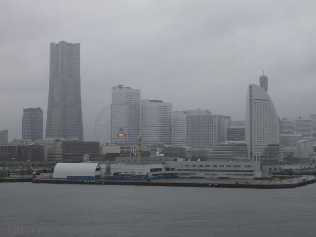 フォーレンダムから見た横浜港